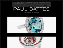 Tablet Screenshot of paulbattes.com